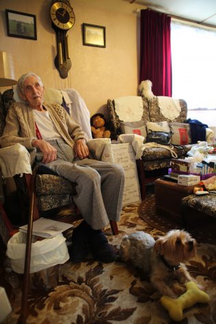 John DeAth and Elly John and his faithful 'guard dog' Elly | Prefab Museum
