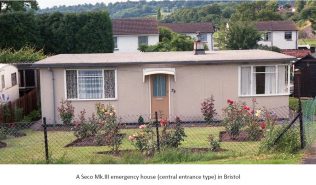 A Seco Mk.III emergency house (central entrance type) in Bristol | ARG archive