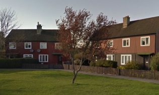 Swedish post war prefab houses (Scotland) | Google street view