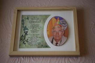 Special granddad, 80th birthday. John De'Ath, south London | Prefab Museum