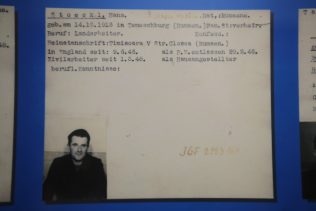 Prisoner of war ID card. Eden Camp Museum, Malton, North Yorkshire | Prefab Museum