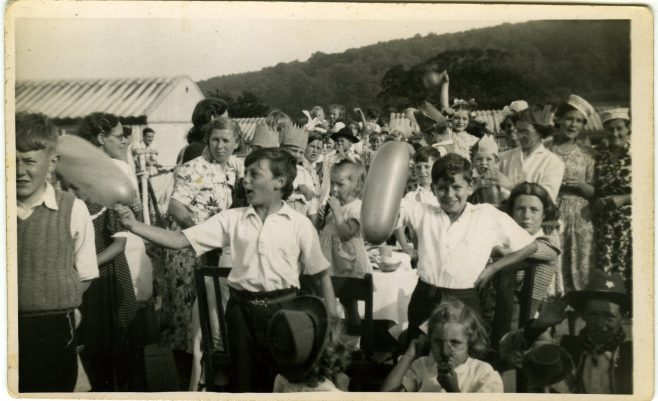 Coronation street party on the Treberth Estate, Newport, Wales, 1955 | Alan Page