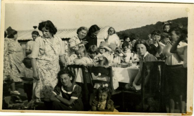 Coronation street party on the Treberth Estate, Newport, Wales, 1953 | Blanchet,Elisabeth