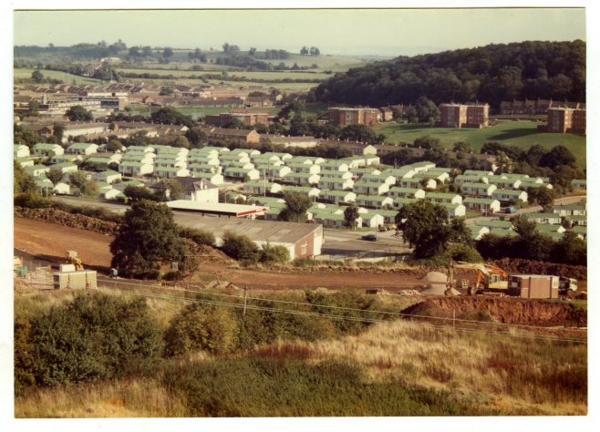 The Treberth prefab estate from above (Arcon Mk V) Newport, Wales | Blanchet,Elisabeth