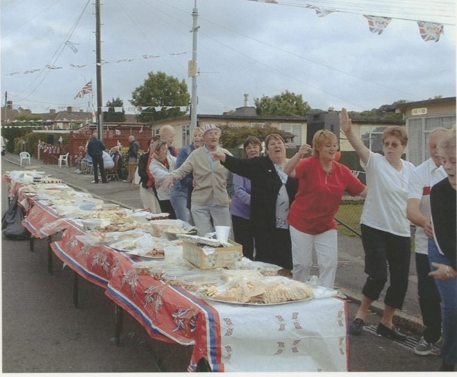 VE Day party 2005 on the Excalibur Estate | Christine Rich