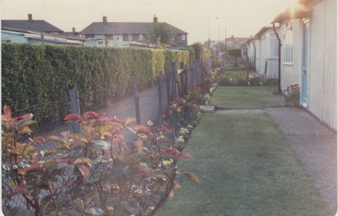 LW Rich's prefab garden on the Excalibur Estate