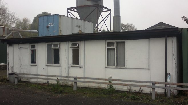 Uni-Seco  Prefab at Rolvenden train station photographed by Chris Barker, 2014 | Hearn,Jane