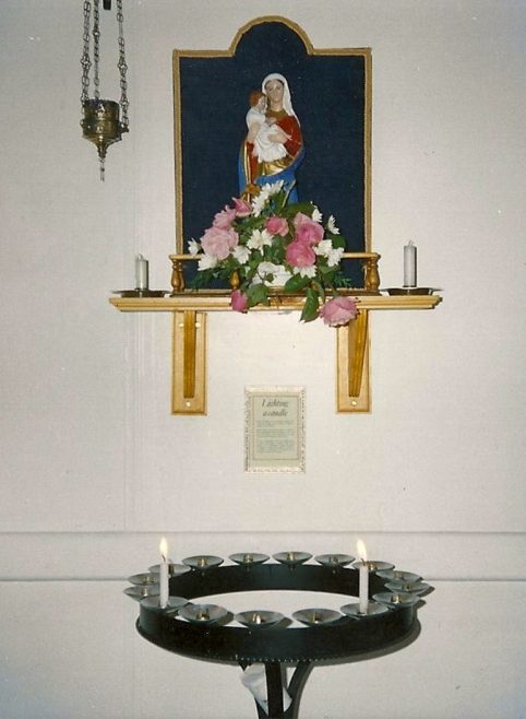 The Virgin Mary inside St Mark's Church, the 