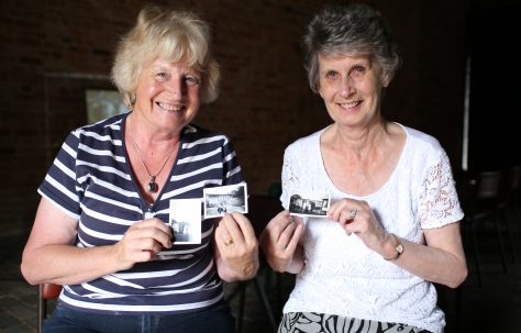 Portrait of Andree Jones and Pat Cutler, Avoncroft Museum July 2016