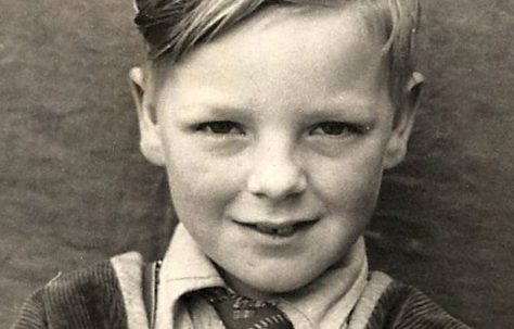 Alan Brine as a young boy