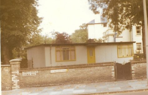 Prefab on the corner of Willesden Lane and Christchurch Avenue, London NW6