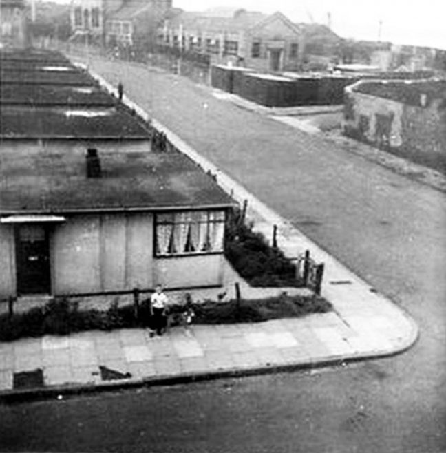 Stewart Street prefabs Stewart Street, London E14