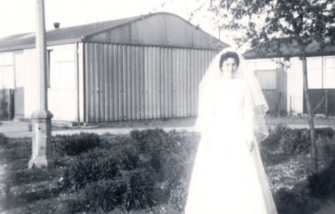 My Wedding Day, 15th June 1957. Rookwood Gardens, Hainault