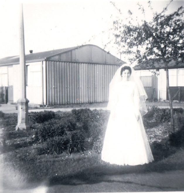 My Wedding Day, 15th June 1957. Rookwood Gardens, Hainault