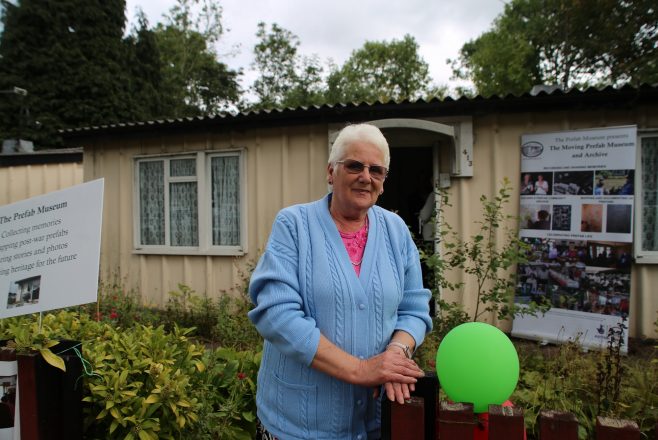 Portrait of Debra Baker at the open weekend 2017. 413 Wake Green Road, Moseley