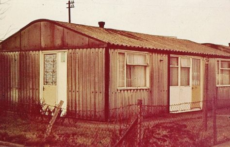 Arcon prefab. 1 Woodman Road, Hainault Estate, Chigwell