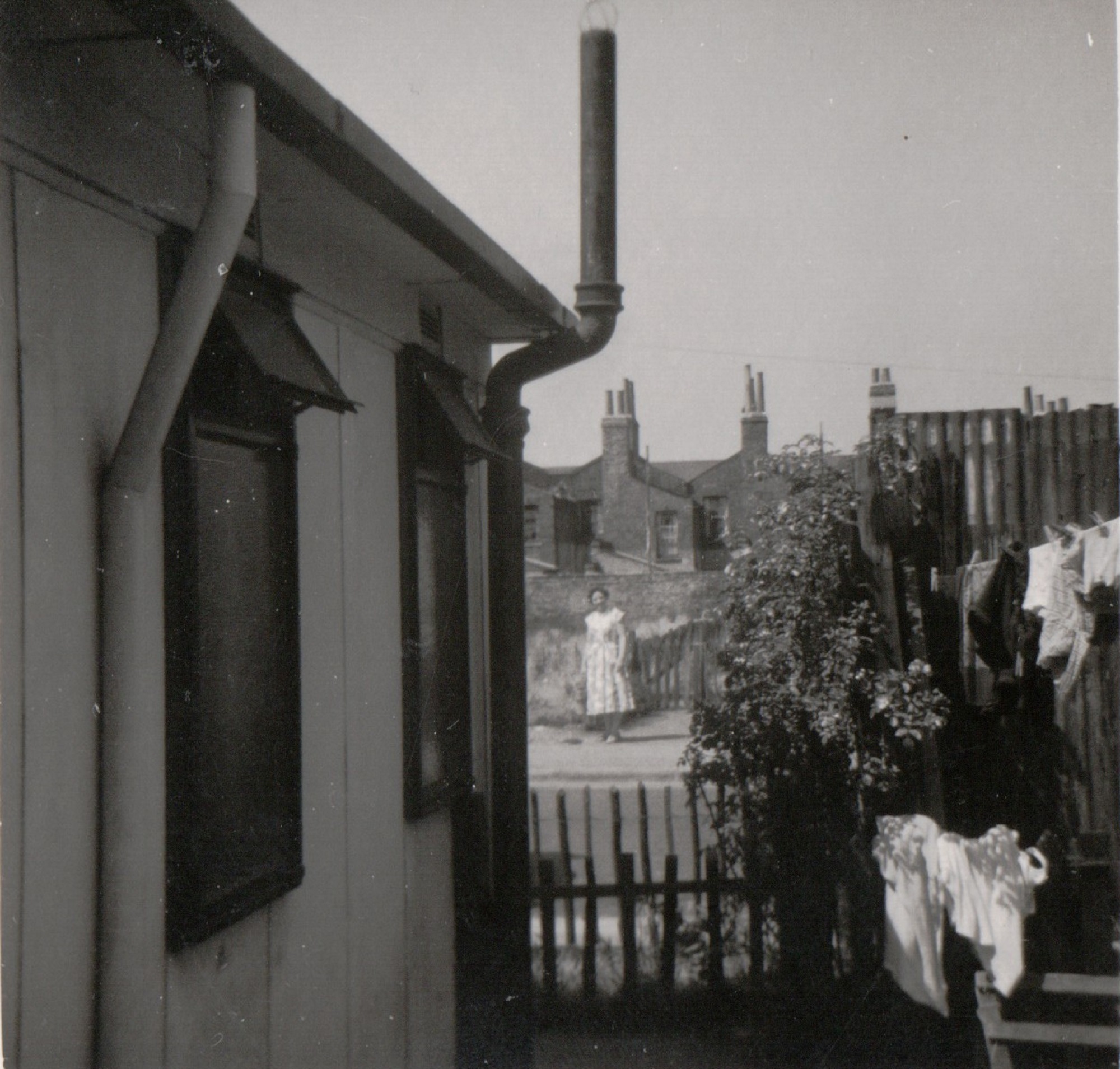 East elevation looking across Tooke St to the backs of houses in Havannah St.