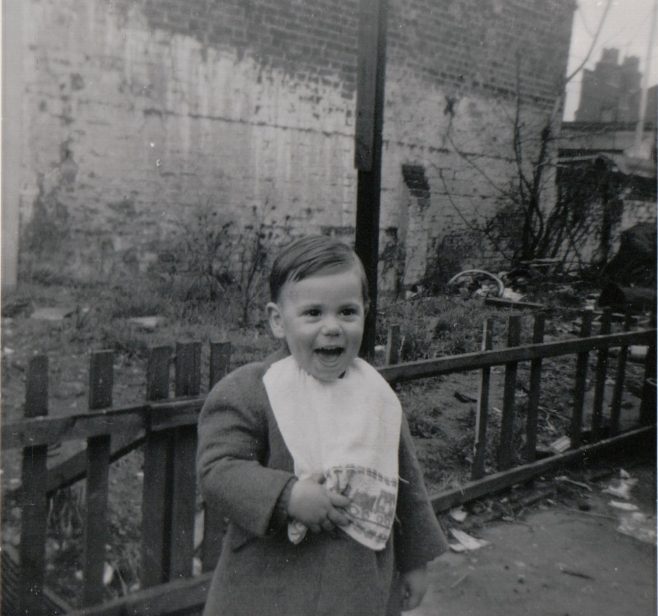 Brother Tony and the bombsite of no 10 Tooke Street, London E14
