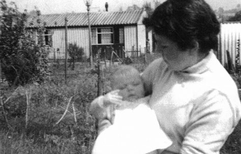 Patricia Groombridge and baby Cindy. 5 Selwyn Road, St Pauls Cray