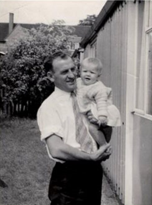 Philip Anderson with Denise Anderson. Hollyhedge Bungalows, Blackheath SE3