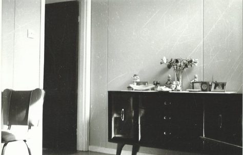 Living room of the LCC Mobile Home, Essian Street, Stepney