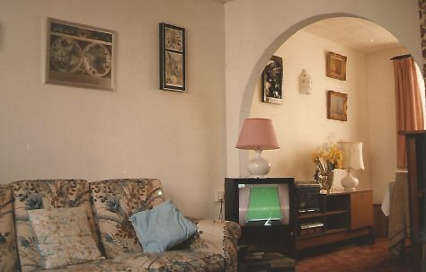 Living room, Orlit house, Billson Street, London E14