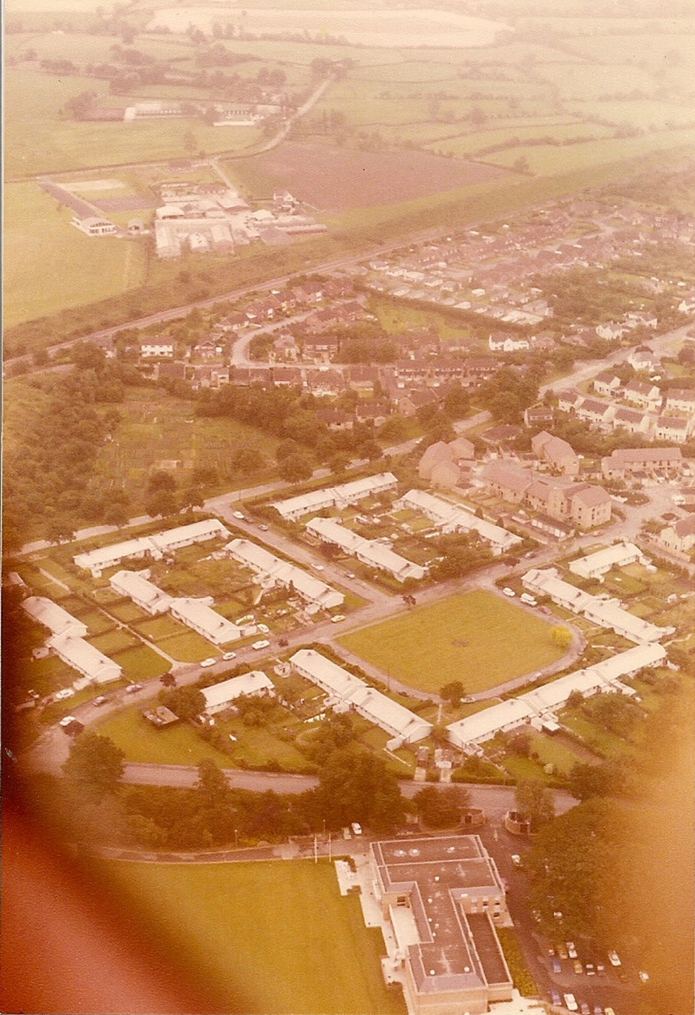 Aerial photo of The Reddings, Cheltenham