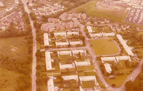 Aerial photo of The Reddings, Cheltenham