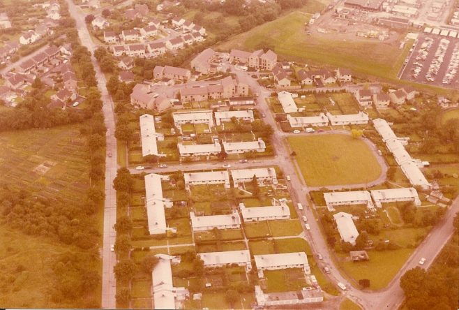 Aerial photo of The Reddings, Cheltenham