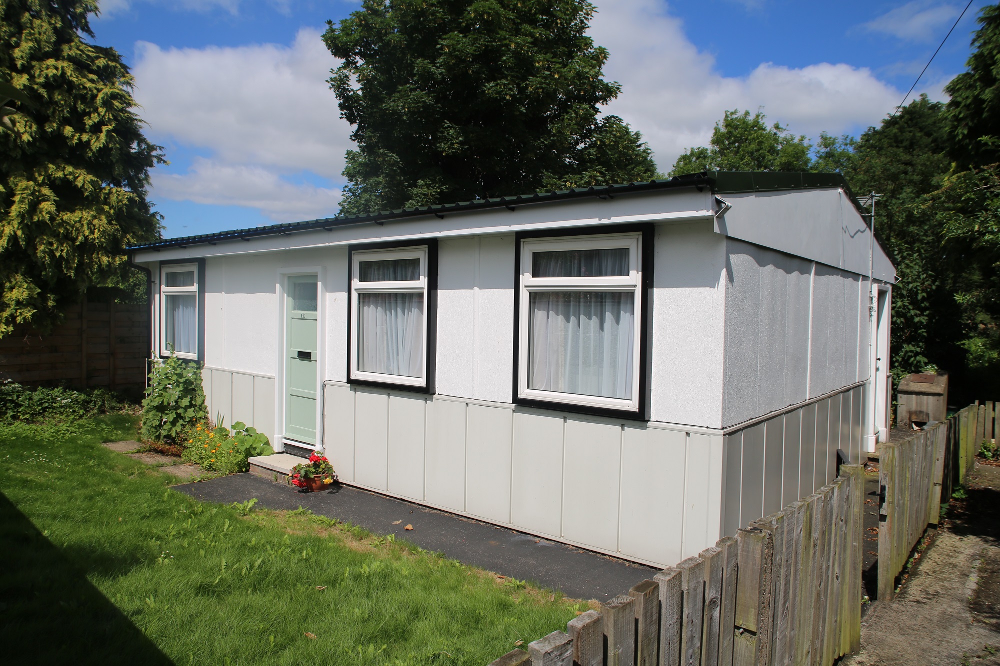 Moving Prefab exploration: Norton, North Yorkshire. Inhabited AIROH prefab.