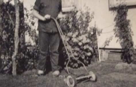 Bill (Billy) in back garden 1966-1967. Cedar Way, Acton W3