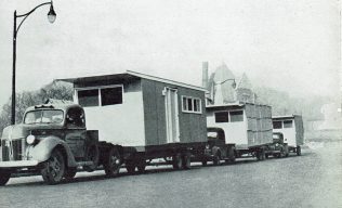 Transportation of American prefabs | Prefab Museum