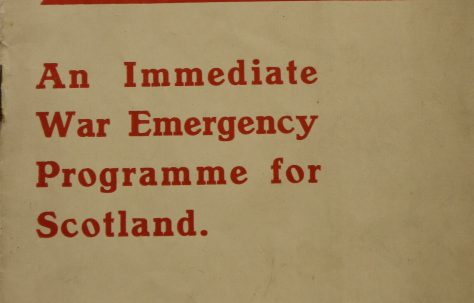 Housing: An Immediate War Emergency Programme for Scotland. By Councillor B. McCourt. Price One Penny