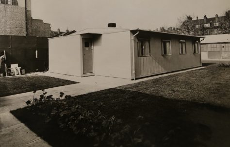 Exterior view of a Portal House, 5/9/1944