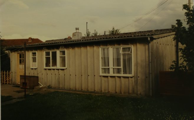 Rear view, Phoenix prefab