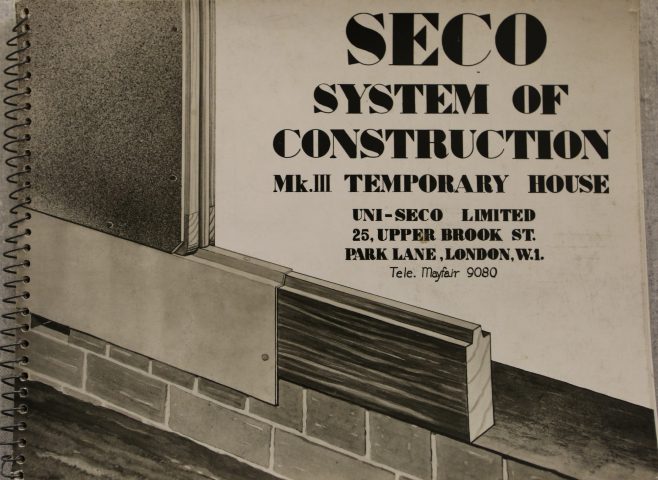 Seco System of Construction booklet cover