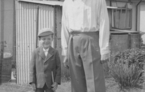 Robert Anthony Allison and my father Robert Frederick Allison. Kendal Road, London NW10