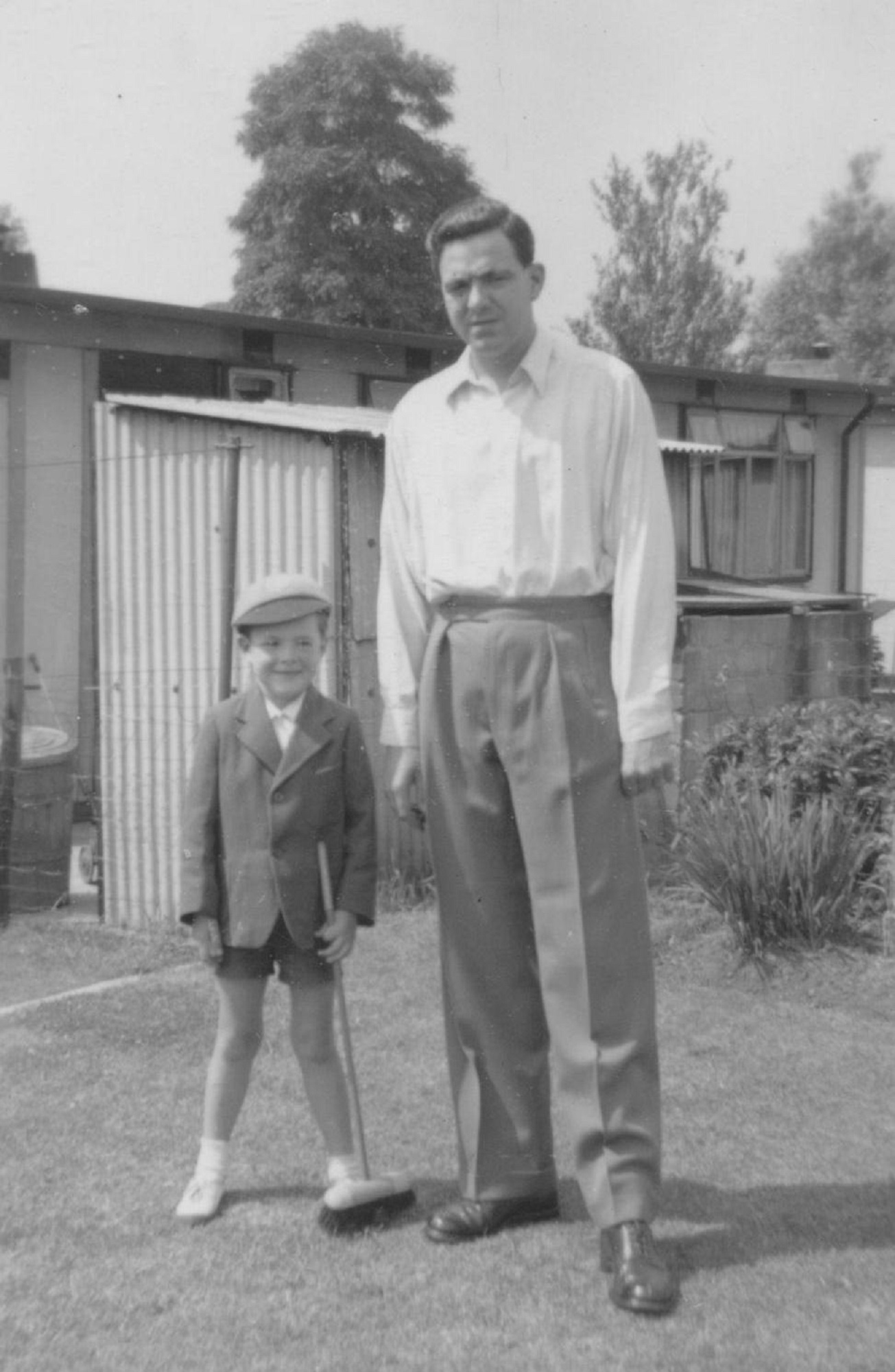 Robert Anthony Allison and my father Robert Frederick Allison. Kendal Road, London NW10