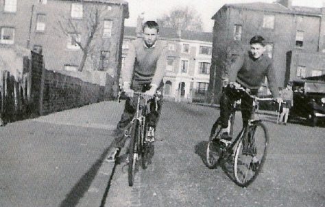 Dave and Len with a view looking towards Richmond Avenue. 