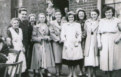 This picture depicts some of the residents of 4 streets at the 1953 Coronation Street Party.