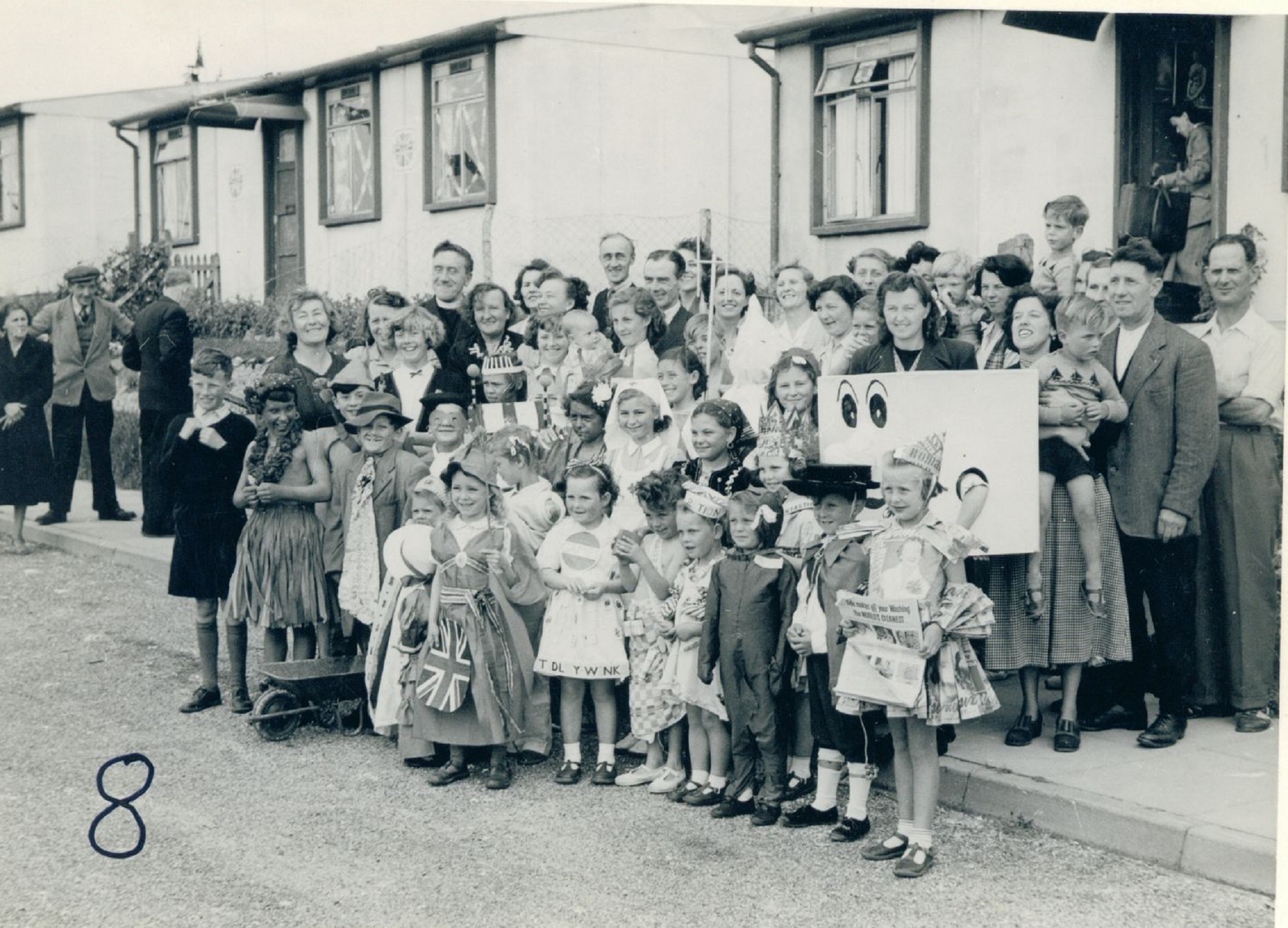 Coronation party, Wiston Close, Whitehawk, Brighton