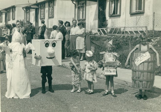 Coronation party, Wiston Close, Whitehawk, Brighton