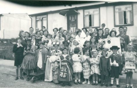 Coronation party, Wiston Close, Whitehawk, Brighton