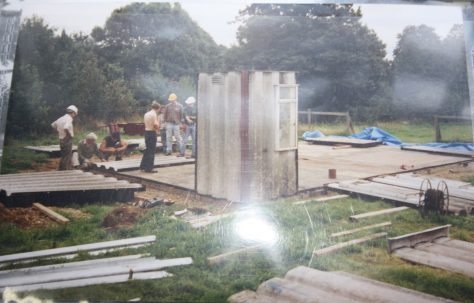 Reconstruction of the Universal prefab at Chiltern Open Air Museum