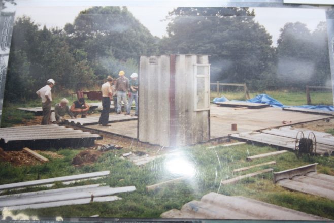 Reconstruction of the Universal prefab at Chiltern Open Air Museum