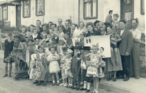 Coronation party, Wiston Close, Whitehawk, Brighton