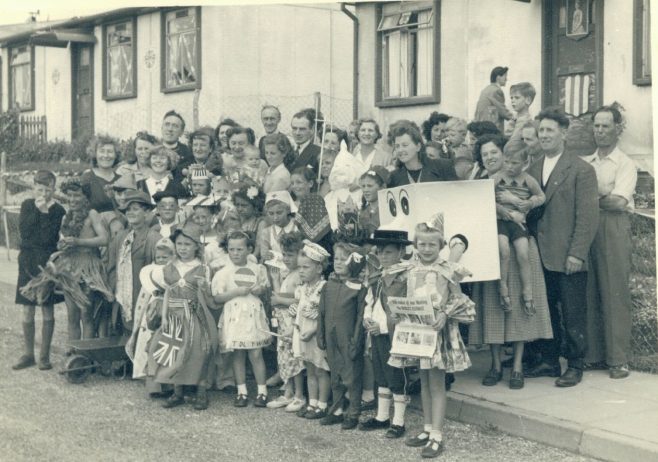 Coronation party, Wiston Close, Whitehawk, Brighton