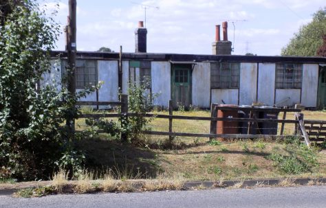 Photos of semi-detached prefabs in Elstree