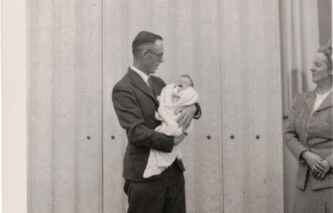 Anne's sister's christening, St Andrews Drive, Lincoln