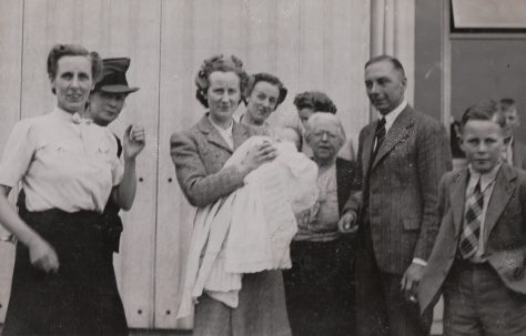 Anne's sister's christening, St Andrews Drive, Lincoln